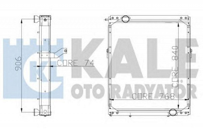 KALE OTO RADYATOR 115200 -  Радиатор, охлаждение двигателя